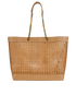 Raffia Shopper, &pound;850, Handbags, Beige, Leather/Raffia, Back view